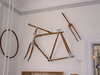 Wooden bike in cycle museum